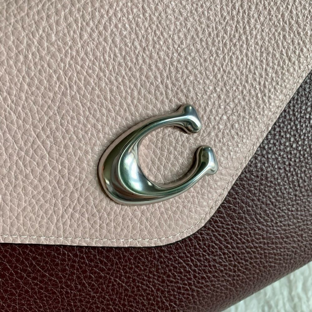 New Coach Leather Shoulder & Crossbody Bag In Colorblock - Picture 13 of 16